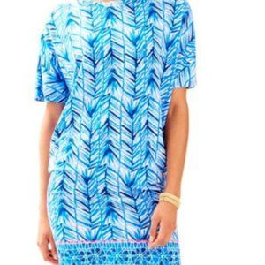 Lilly Pulitzer Lowe Dress 24580 Lapis Blue Costa Verde Engin Dr Sz XS